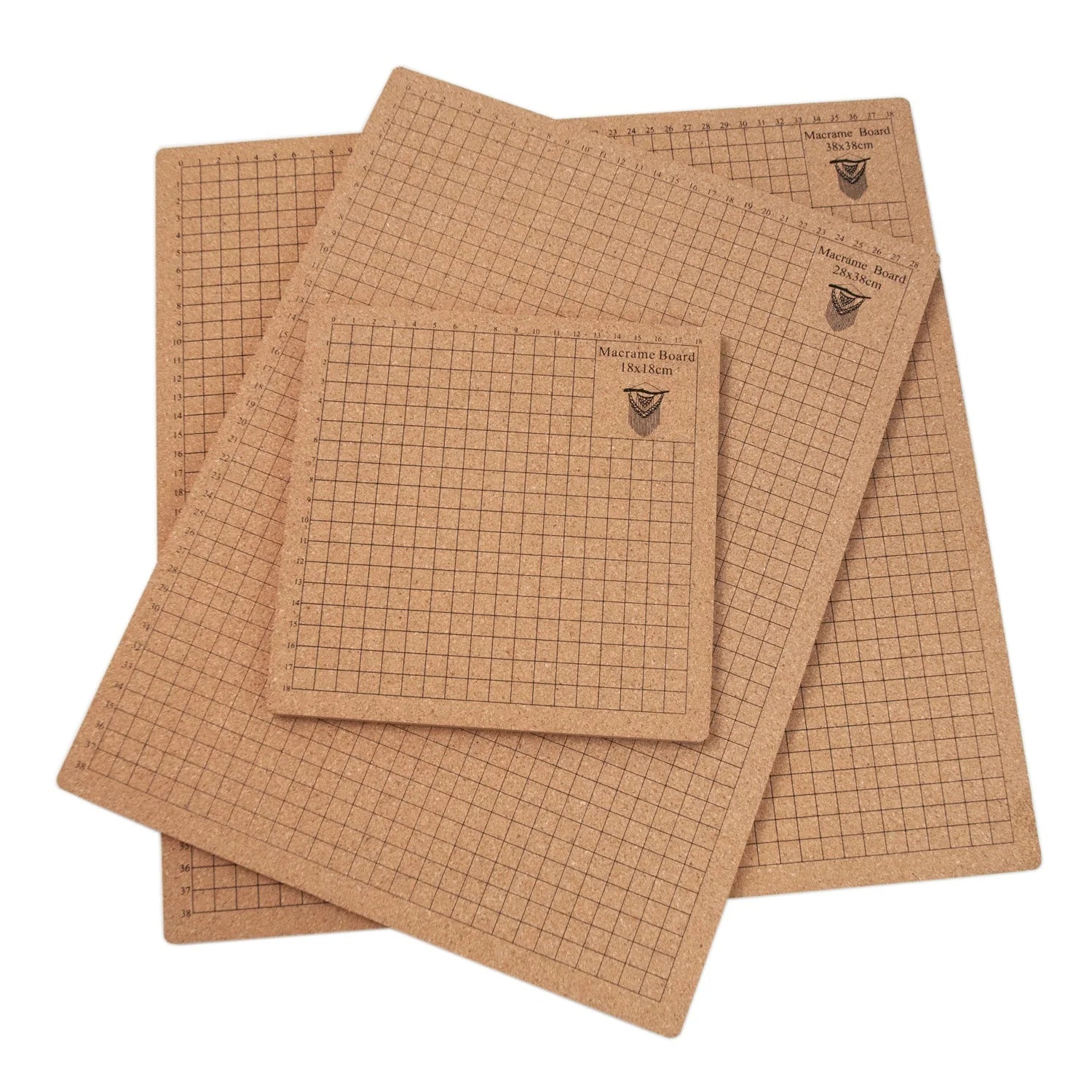 Macrame Board Cork Board 15*15 Inch Grid for Measuring Handcrafted Create Macrame and Knotting Creations