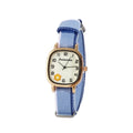 2024 New Student Leisure Cloth Band Rabbit Watch Minimalist Color Block Ladies Quartz Watch