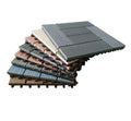 Modern Outdoor Anti-Slip Waterproof 300*300mm DIY WPC Tiles & Composite Decking Flooring