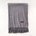 Plain Heavy Cashmere Chiffon Scarf Hijab Wrap Solid Color Shawls Headband Women Winter Adult Muslim Hijabs Bow Argyle Patterns