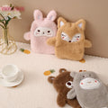 Removable Cartoon Cover Water- Filling Hot Water Bag Cute Animal Hot Water Bottle 014