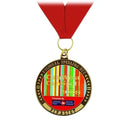 Manufacturer Custom Guardian Angel Marathon Running Sport Award Medal Zinc Alloy Blank Souvenir Die Casting Metal Craft