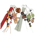Wholesale Cute Creative Personality Plastic Animal Keychain for Car Bag Hanging Decoration Fashion Pendant Accessory