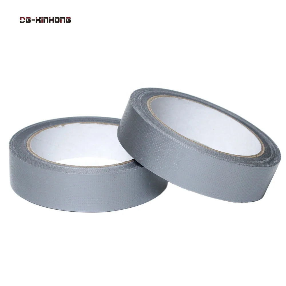 2- Heavy Duty Silver Gray Grey Exhibition Wedding Carpet Edge Binding Fixing Repairing Duck Cloth Duct Rubber Adhesive Tape