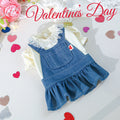 Luxury Retro Denim Skirt for Dogs Cats Puppy Soft Fabric Cute Animal Dress for Small Medium Size Pets Clothes Dog Dress