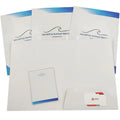Low MOQ Custom Cardboard Folders with Business Card Memo Notepad Company Logo Advertising Presentation Printing Custom Sizes