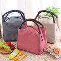 Portable Waterproof Lunch Bag Thickness Insulated Lunch Box Bag Large Capacity Zipper Picnic Handbag Women Men Kid Lonchera Sac