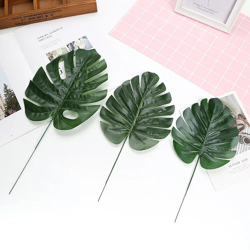 Artificial Monstera Indoor Branches Leaves Bushes Greenery Wholesale Plants Rama Cerezo Artificial Shrubs Foliage