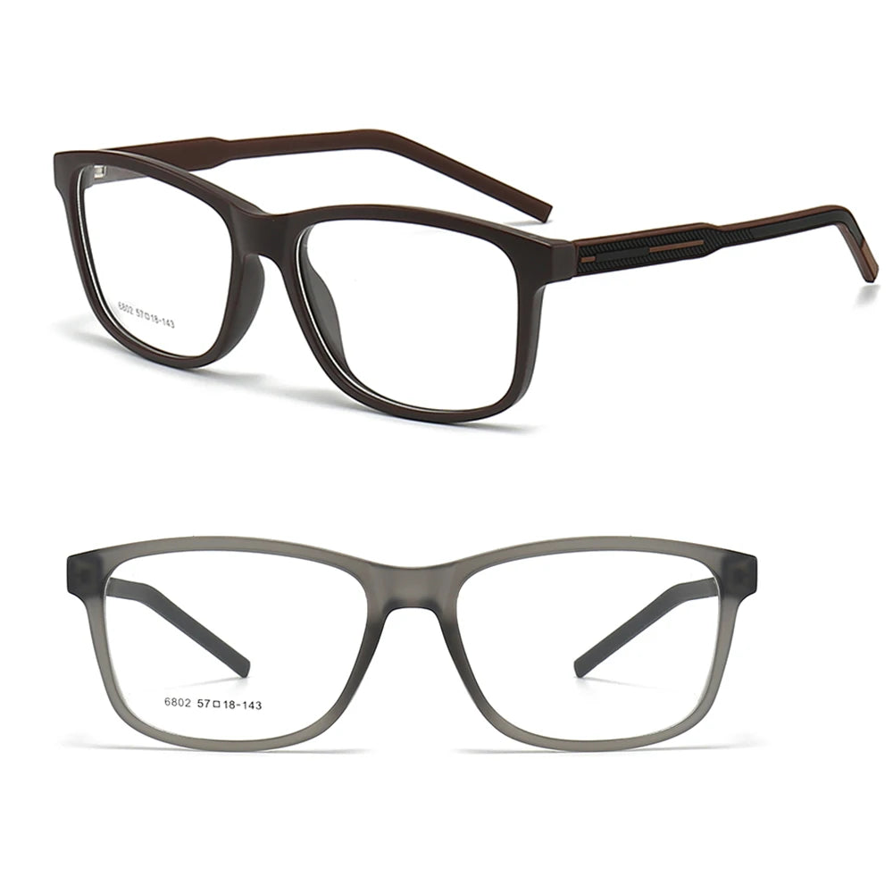 2024 Fashion TR90 Square Optical Frames and PC Lenses Anti Blue Light Sunglasses and Eyewear for Women Classic Style