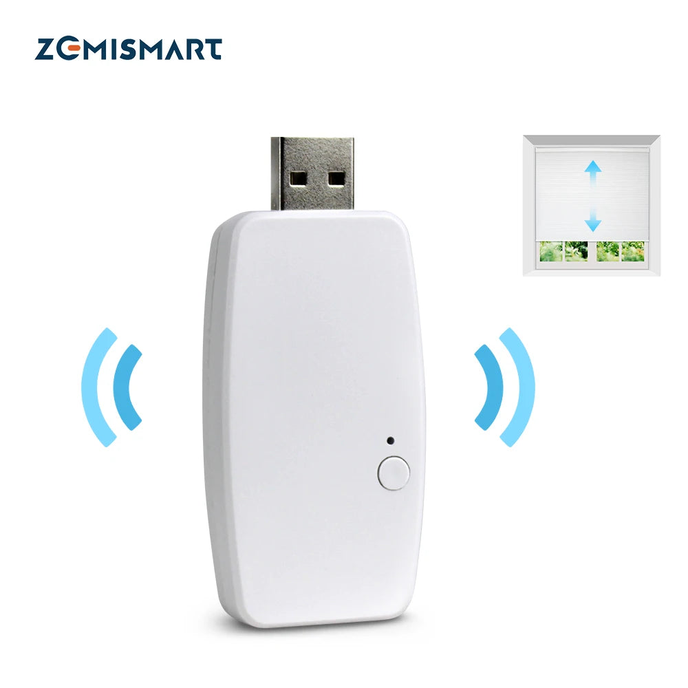 Zemismart Wifi Dongle for AOK Am15 Am25 Blind Motor Mini Design with App Control & RF Motor for Smart Life