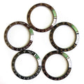 Custom RLX Black Green Brown Sloped Ceramic Bezel Case Replacement 39.3*31.2mm Insert for Watches No Luminous Accessory