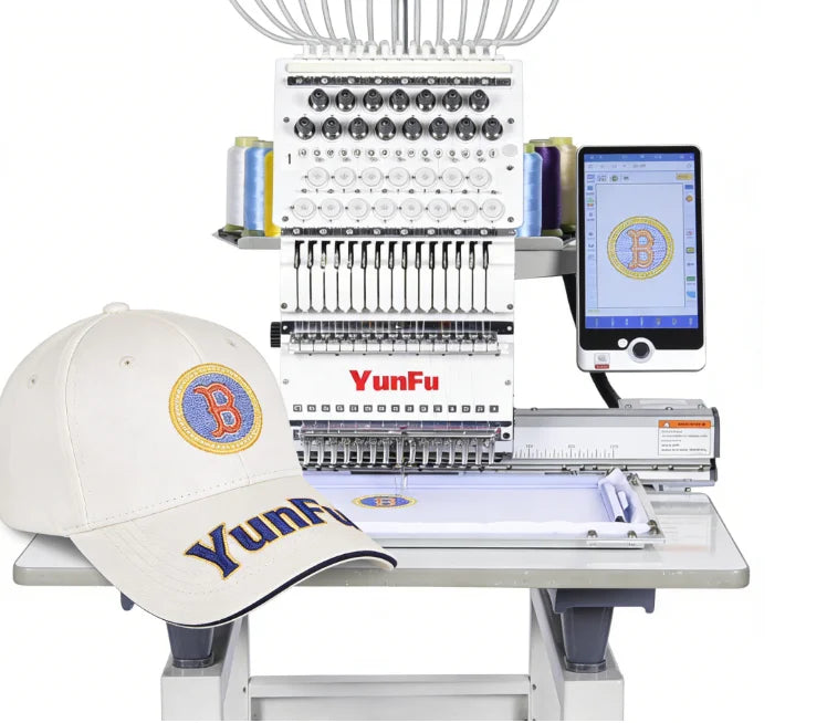 Dahao 2025 Digital Retail Single Head Embroidery Machine Customized 500*350 15 Needles 1200 Rpm Bearing Home Use New