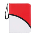 Juvida Mini 1-Pocket Top Loading Zipper Closure 40mm Thick Lightweight 0.3kg Collectible Trading Card Binder 80 Standard Cards