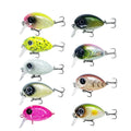 NewBility 3.5cm 4g ABS Plastic Hard Fishing Lure 3D Eyes 2m Depth Crank Fishing Bait
