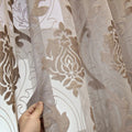 XinLan Wholesale Luxury Beige Tulle Curtain Living Room Bedroom Home  Hotel Window Sheer Curtain