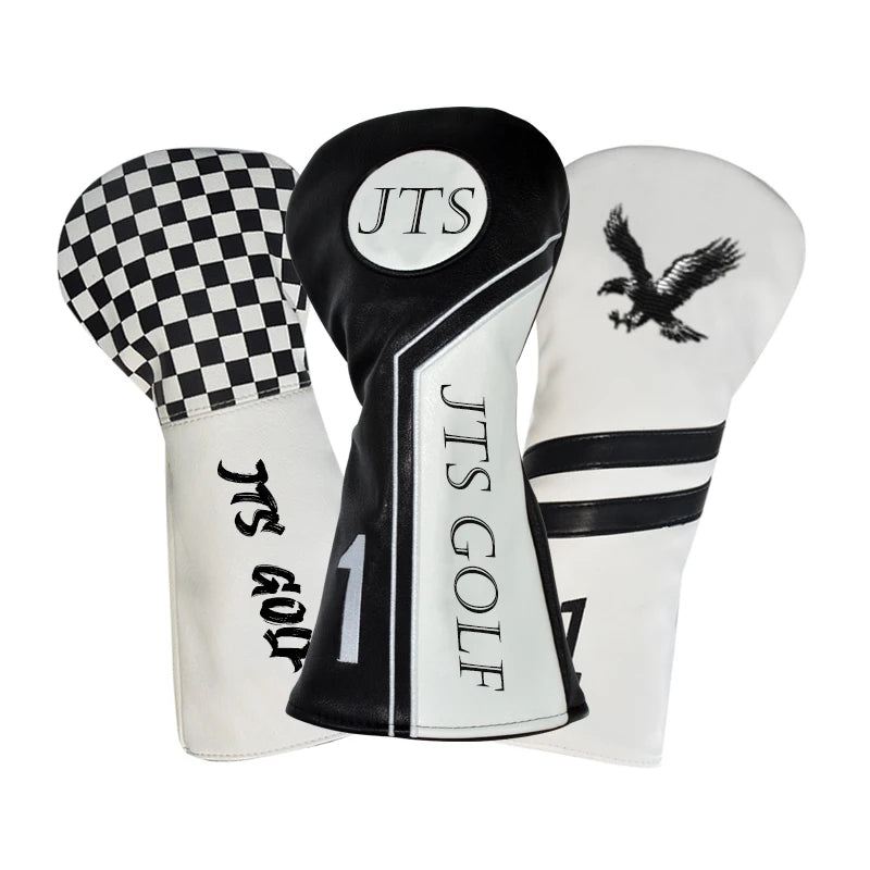 Wholesales Golf Headcover Embroidery and Printing Custom logo Design PU Leather Driver Head Cover