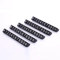 Custom Made White Plastic Cube Display Rack for Retail Shop for Jewelry Display with Symbol Black Numerals at an Sale Price
