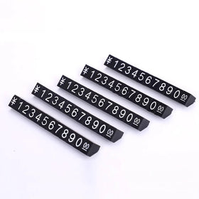 Custom Made White Plastic Cube Display Rack for Retail Shop for Jewelry Display with Symbol Black Numerals at an Sale Price