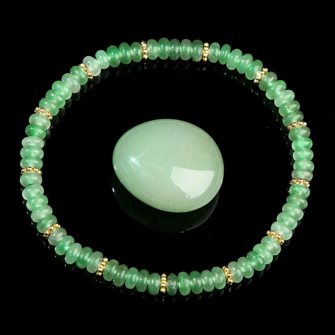 JD GEMS Hot Selling Wholesale Fashion 4*2mm Spacer Bangle Natural Agate Stone Beaded Gemstone Bracelet