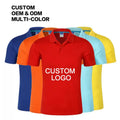 Wholesale Quick Dry 100% Polyester 140 GSM Plain Blank Custom Logo Printed Casual Wear Plus Size Men's Polo t Shirt