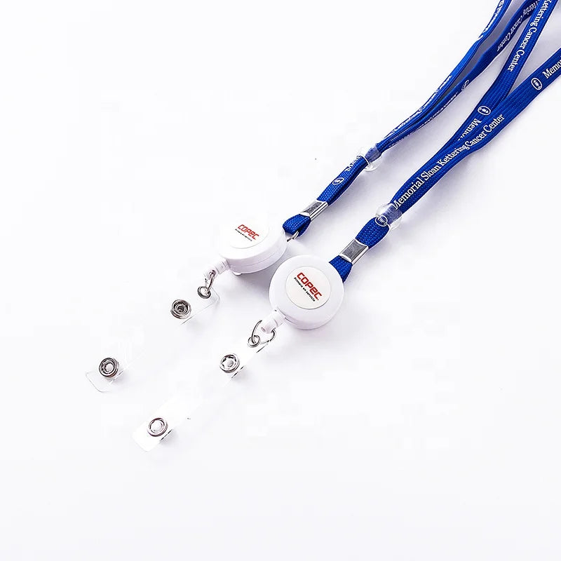 Oem Odm China Factory Wholesale Custom Logo Badge Reel Adjustable Lanyard Polyester Blank Tube Rope Lanyard