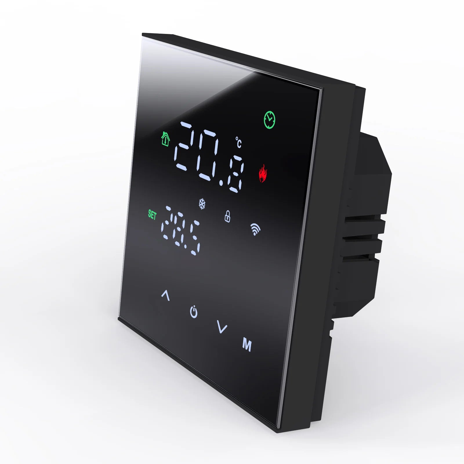 Tuya WiFi Smart Colorful Screen Thermostat Electric Floor Heating Water/Gas Boiler Temperature Controller