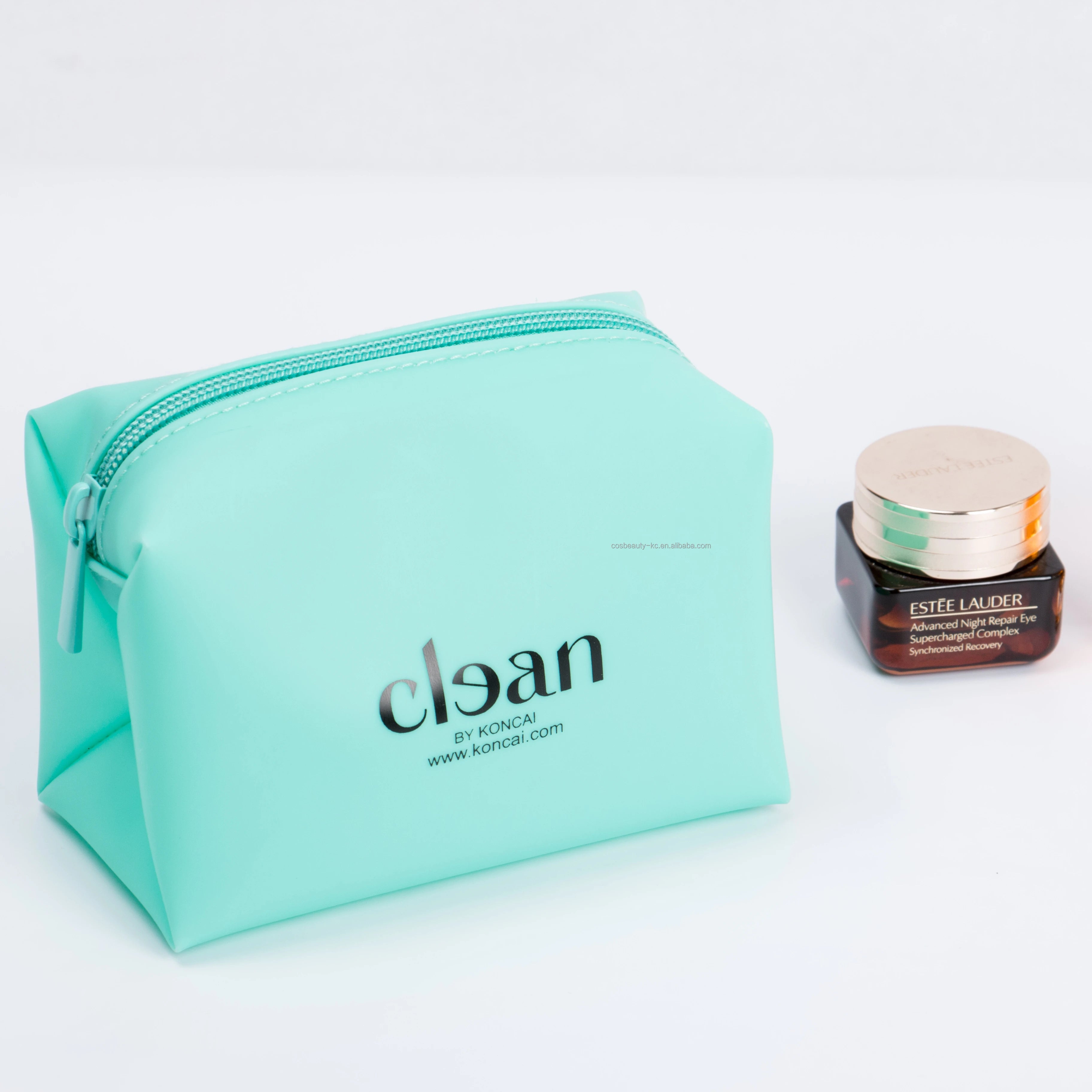 KONCAI PVC Travel Custom Beauty Bag Organizers Handle Beach Waterproof Brush Colorful Travel Gift Cosmetic Bag