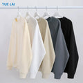 Factory Custom Round Neck Sweatshirt Men's Loose Solid Colour Pullover Foreign Trade Sweatshirt Men's Long Sleeve