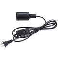 Retro Style Hemp Cord Covered Power Cord With 2 Pin Plug Om/off Switch Lamp Holder Cord Sets