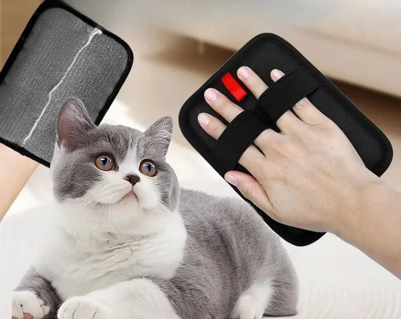 Juicepet Eco-friendly Pet Hair Removal Gloves with Brush and Comb Plastic Material Dog & Cat Grooming Bathroom Use