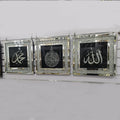 2024 Most Popular Mirror Design Muslim Style Wall Art for Living Room  Diamond Gold Decoration Home for Bed Room