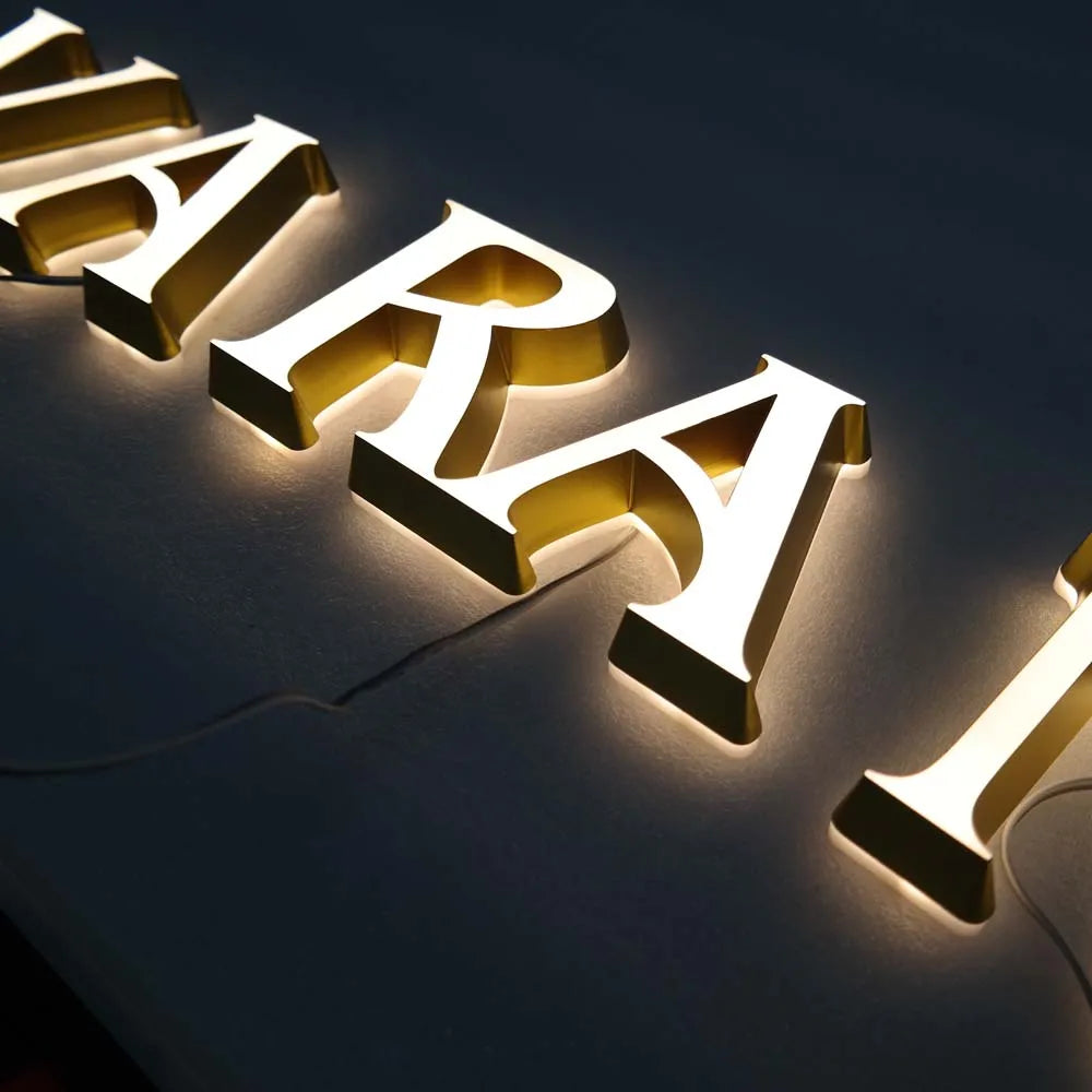 Restaurant House Metal Numbers Channel Signs Philadelphia Led Sample Letter Design Storefront Custom Name Sign