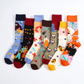 Whale Fashion New Design Womens Cute Cotton Stockings Popular Girls Patterns Tube Skateboard Spring Trend Socks