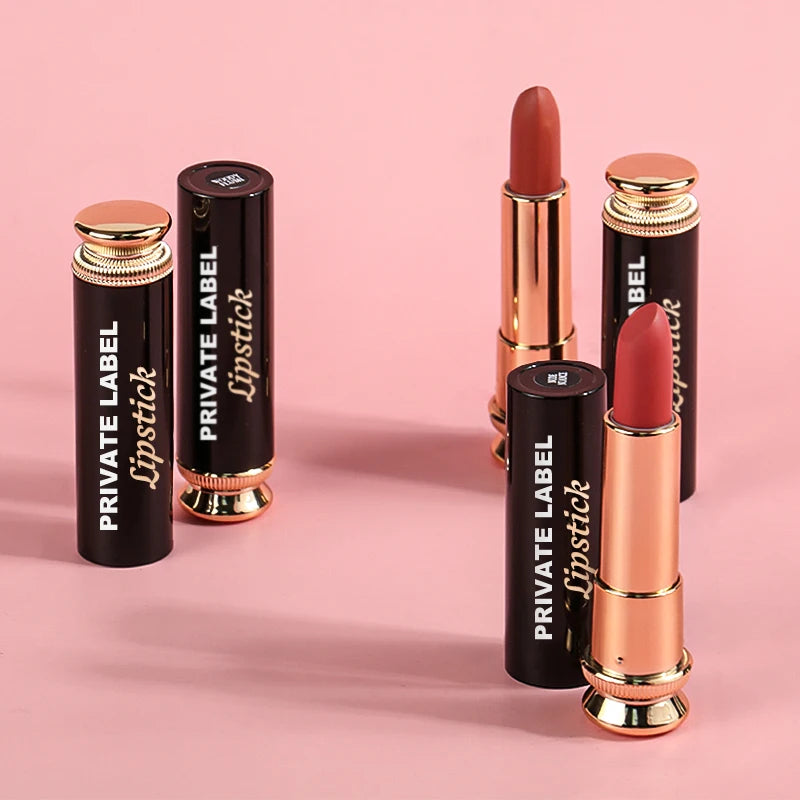 Top Sales Private Label Lipstick Feature Liquid Matte Lipstick Vegan Waterproof Multi Color Lipstick