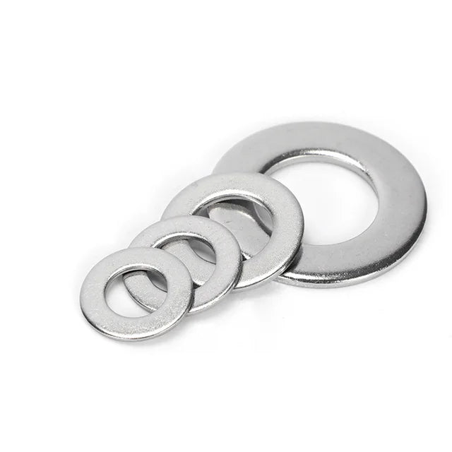 Factory Direct Sales 304 Stainless Steel DIN 125/DIN 9021flat Pad Metal Gasket Hardware Screw Gasket M3|M4|M5|M6