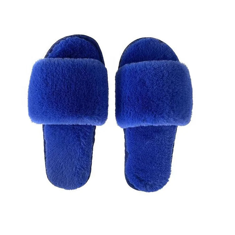 2022 New Fashion Women Slippers Autumn and Winter Indoor Warm Home Thick Sole Fleece Slippers