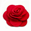 Handmade 9cm Camellia Artificial Rose Flowers for DIY Corsage Burning Side Roasting Japan Korean Style Four Cloth Accessory