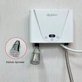 Ce Certificate Temperature Display Tempered Plastic  Panel Instant Electric Water Heater With touch control