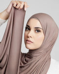 Wholesale Woman Plain Georgette Scarf Thick Bubble Heavy Chiffon Hijab Muslim Borong Tudung Woman Shawl