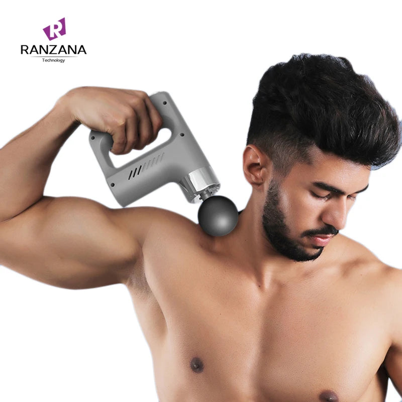 Muscle Deep Relaxation Portable Vibration Relaxer Massage Guns Custom Printed Massager Fascia Gun