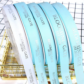 Factory Wholesale Gift Ribbon Personalized Printed logo Holiday Party Decoration Packaging Ribbon