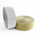 3 Meters Tape Romantic Tulle Crystal Mesh Wrap Bling Crystal Diamond Rhinestone Decoration