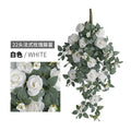 Fabric Violet Artificial Flower Hanging Wall Decorative for Easter Occasions