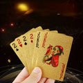 Flying Art Creative Thickening High-grade Gold Durable Plastic PVC Waterproof Poker 57x87mm Multi-element Design Party Game