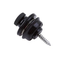 Black Premium Skidproof Guitar Strap Button Strap Lock Guitar with Strap Blocks for Electric Guitars Bass