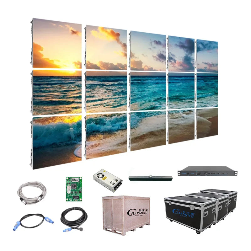 Outdoor P3.91 Led Screen Set 4mx6m Led Wall Screen Use in Stage Hanging Wall