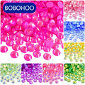 BOBOHOO Factory Wholesale Luminous Glass  Flatback Non Hot Fix Rhinestones Nail Rhinestone for DIY Design