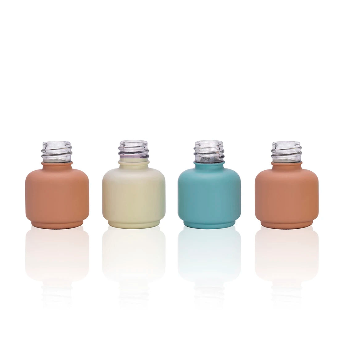 17ml Round Nail Bottle Custom logo Nail Gel Ponish Empty Glass Bottles Cosmetic Packaging