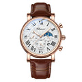 New CHENXI Watches Men Top Brand Luxury Leather Strap Date Quartz Clock Male Waterproof Chronograph Men Watch Business Fashion