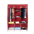 Multifunctional Wholesale Eco-friendly Modern Design Folding Wardrobe Leather Doors Non-woven Large Capacity Home Furniture
